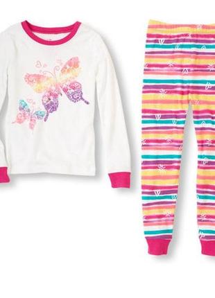 Пижамы хлопковые childrens place сша rainbow butte возраст 4 года в наличии