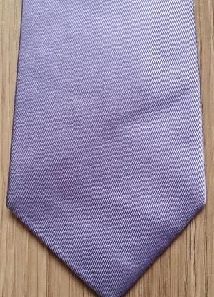Итальянский лавандовый галстук шелк/котон.