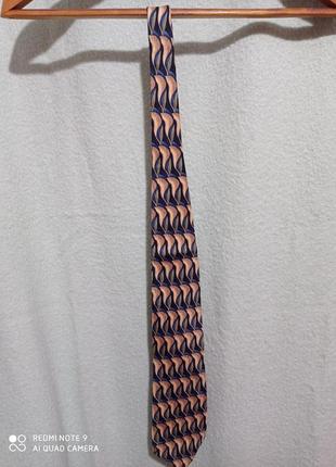 Краватка з америки яскравий шовковий1 фото