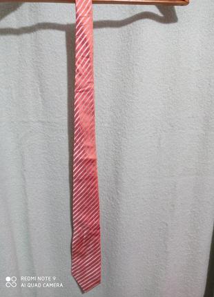Итальянский яркий стильный шелковый галстук. 1+1=3