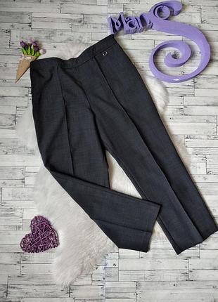 Брюки женские m&s classic серые в клетку классика