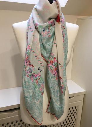 Шелковый платок шарф палантин винтаж рауль эксклюзив лимитированная коллекция furla5 фото