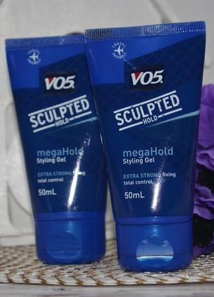 Гель для укладки vo5 sculpted mega hold styling gel 50 мл оригинал4 фото