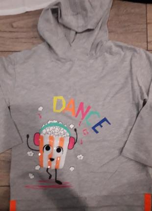 Реглан кофта с капюшоном