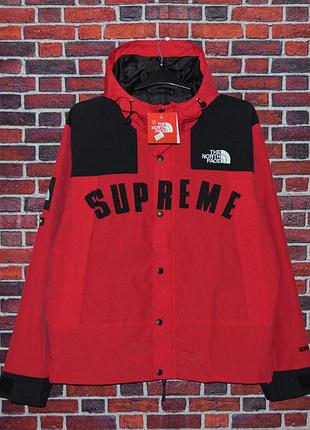 Женская куртка, ветровка supreme the north face, суприм тнф. унисекс