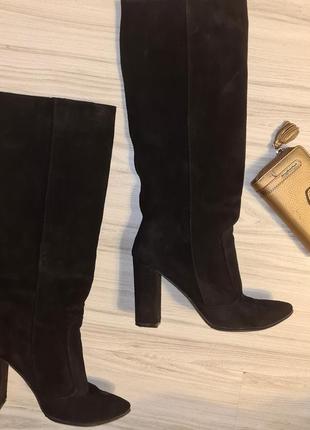 Чоботи натуральна замша