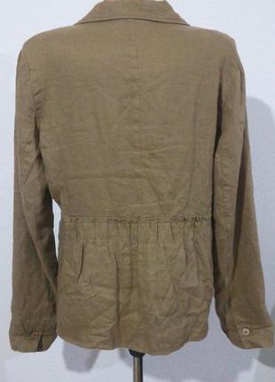 Симпатичный льняной жакет ellen amber3 фото