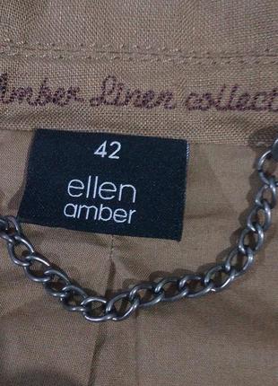 Симпатичный льняной жакет ellen amber8 фото