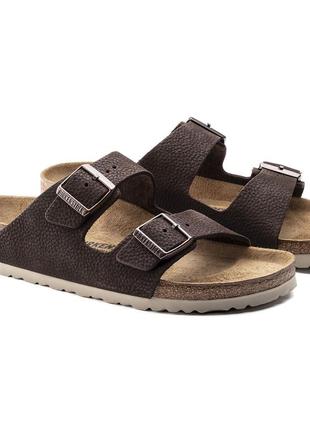 Сланцы, шлепки birkenstock  arizona cuir nubuck    оригинал.кожа