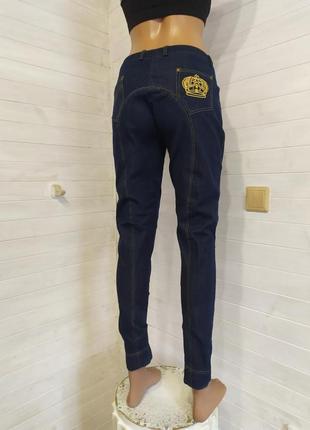 Плотные джинсовые бриджи для верховой езды с коленной замшевой леей sherwood forest6 фото