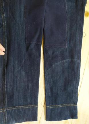 Плотные джинсовые бриджи для верховой езды с коленной замшевой леей sherwood forest9 фото