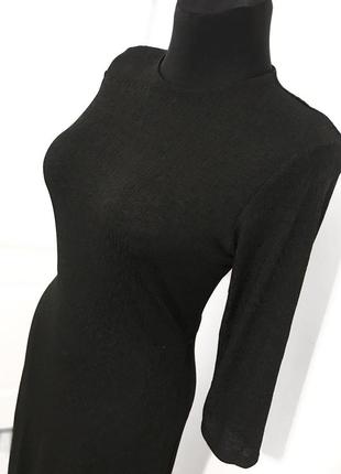 Чорное базовое платье / чорна базова , стильна сукня / легесенька / 20215 фото