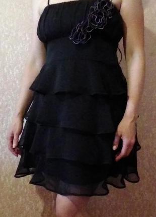 Вечірній, коктейльне, ошатне чорне плаття для будь-якого торжества