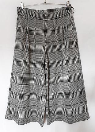 Трикотажные кюлоты  мелкую клетку fransa(размер 36-38)