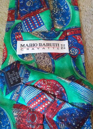 Краватка mario barutti 100%натуральний шовк, італія1 фото