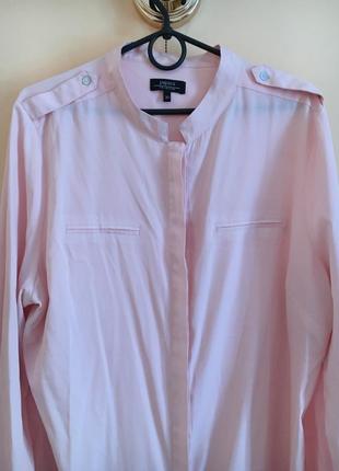 Батал большой размер стильная блуза блузка блузочка рубашка кофта розовая2 фото