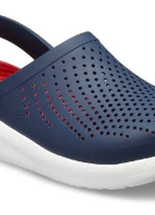 Чоловічі крокси сабо crocs literide clog navy/pepper