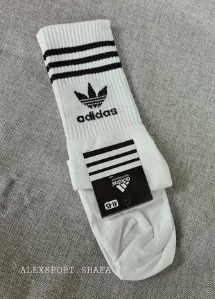 Шкарпетки adidas високі білі унісекс2 фото