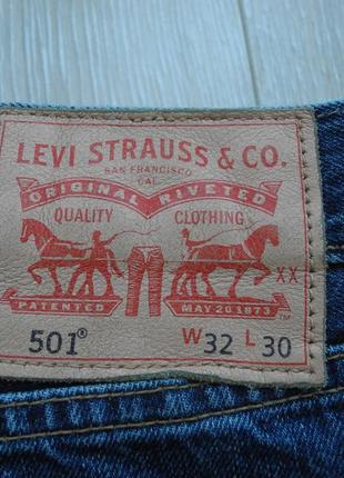 Джинсы levis 501 34/32 ( новое )2 фото