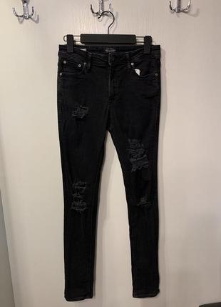 Жіночі чорні джинси "jack&jones", розмір 29