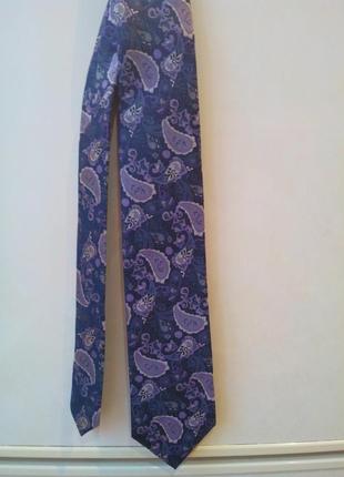 100% шелк , от carlo gaggioni - шикарный шелковый галстук ручной работы, германия2 фото