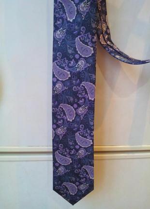 100% шелк , от carlo gaggioni - шикарный шелковый галстук ручной работы, германия1 фото