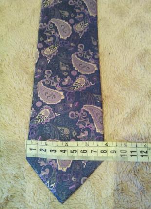 100% шелк , от carlo gaggioni - шикарный шелковый галстук ручной работы, германия7 фото