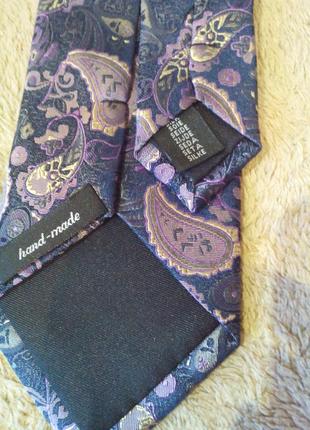 100% шовк , від carlo gaggioni - шикарний шовковий галстук ручної роботи, німеччина4 фото