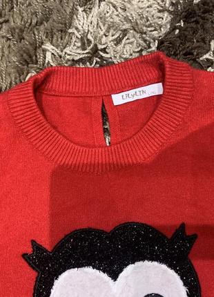 Стильный свитерок! очень теплый! 2