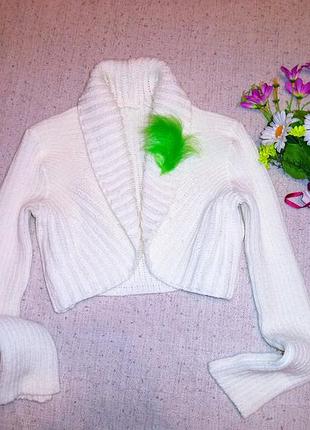 Тепленьке в'язане болеро