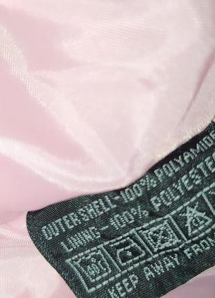 Нежно - розовая лыжная куртка теплая, легкая, на флисе и синтепоне, с капюшоном8 фото