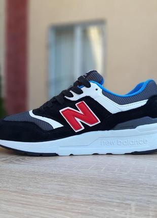 Классные мужские кроссовки new balance 997 чёрные10 фото