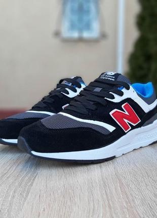 Классные мужские кроссовки new balance 997 чёрные4 фото