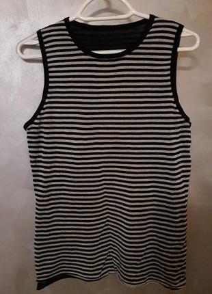 Двостороння майка футболка у смужку hilfiger