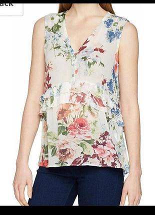 Блуза в цветы