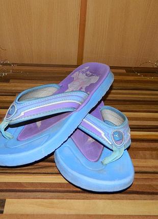 Р. 33 шлепанцы вьетнамки детские голубые