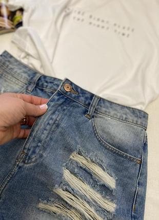 Крутые коттоновые шорты denim co3 фото