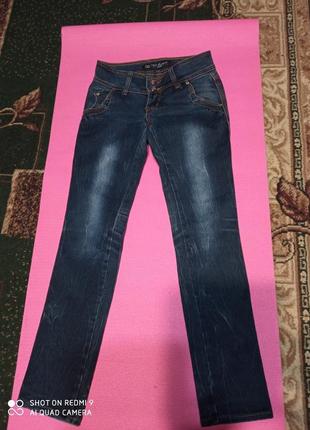 Джинси сині з низькою посадкою