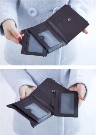 Новый модный короткий кошелек русалка яркая девушка компактный кошелек на кнопке9 фото