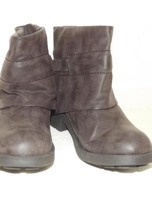 Ботинки сапоги низкий ход коричневые 25 см стелька2 фото
