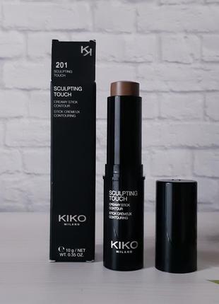 Скульптор кико 201, корректор кико, sculpting touch creamy stick contour!3 фото