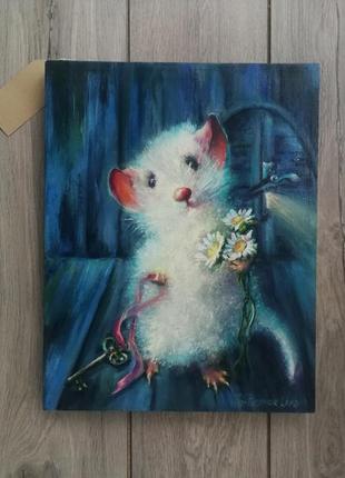 Картина олія на полотні мишка