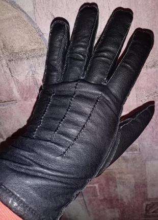 Кожаные перчатки c&a