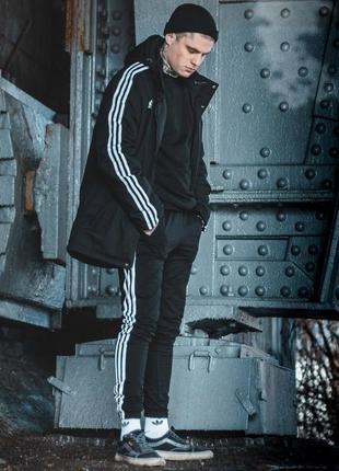 Куртка  adidas originals мужская черная весна / осень5 фото