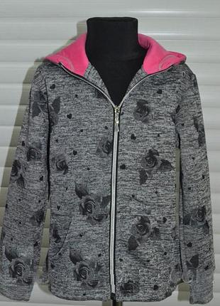 Термо-батник с начесом для девочки s&d ,венгрия