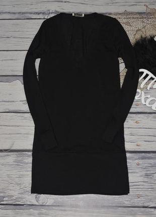 М-л фирменное трикотажное платье туника короткое с вырезом topshop топшоп3 фото