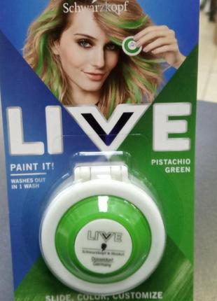 Фарба Schwarzkopf крейда для волосся крейди барвник тонік яскравий зелений