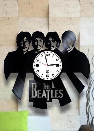 "the beatles" - настенные часы из виниловых пластинок. уникальный подарок! в наличии!
