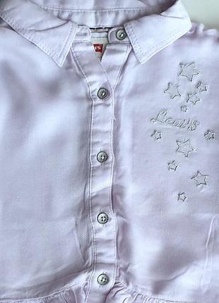 Рубашка на пуговицах с длинным рукавом для девочек levi's оригинал 99-1063 фото