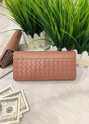 Кам47-49 женский кошелёк на магнитах asti (чёрный, красный, пудра)